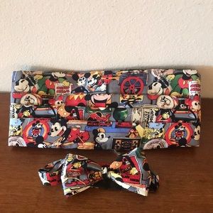 Beautiful Disney Nicole Miller bow tie set silk